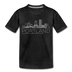 Portland, Oregon Toddler T-Shirt - Skyline Portland Toddler Tee - charcoal gray