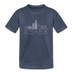 Omaha, Nebraska Toddler T-Shirt - Skyline Omaha Toddler Tee - heather blue