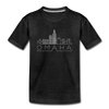 Omaha, Nebraska Toddler T-Shirt - Skyline Omaha Toddler Tee
