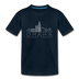 Omaha, Nebraska Toddler T-Shirt - Skyline Omaha Toddler Tee - deep navy