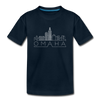 Omaha, Nebraska Toddler T-Shirt - Skyline Omaha Toddler Tee