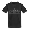 San Antonio, Texas Toddler T-Shirt - Skyline San Antonio Toddler Tee - black