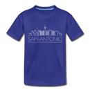 San Antonio, Texas Toddler T-Shirt - Skyline San Antonio Toddler Tee - royal blue