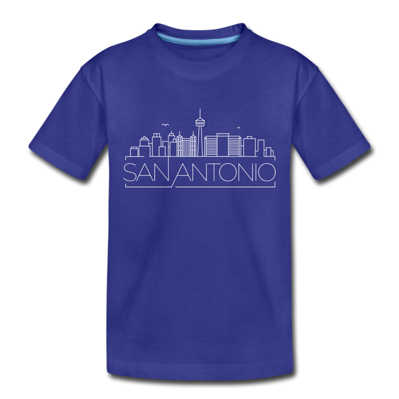 San Antonio, Texas Toddler T-Shirt - Skyline San Antonio Toddler Tee - royal blue