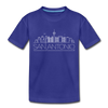San Antonio, Texas Toddler T-Shirt - Skyline San Antonio Toddler Tee - royal blue