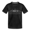 San Antonio, Texas Toddler T-Shirt - Skyline San Antonio Toddler Tee - charcoal gray