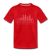 Philadelphia, Pennsylvania Toddler T-Shirt - Skyline Philadelphia Toddler Tee - red