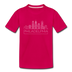 Philadelphia, Pennsylvania Toddler T-Shirt - Skyline Philadelphia Toddler Tee - dark pink