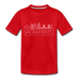 Sacramento, California Toddler T-Shirt - Skyline Sacramento Toddler Tee - red