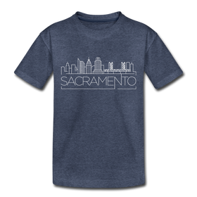 Sacramento, California Toddler T-Shirt - Skyline Sacramento Toddler Tee