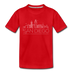San Diego, California Toddler T-Shirt - Skyline San Diego Toddler Tee - red
