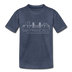 San Francisco, California Toddler T-Shirt - Skyline San Francisco Toddler Tee - heather blue