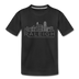 Raleigh, North Carolina Toddler T-Shirt - Skyline Raleigh Toddler Tee - black