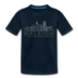 Raleigh, North Carolina Toddler T-Shirt - Skyline Raleigh Toddler Tee - deep navy
