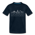 Savannah, Georgia Toddler T-Shirt - Skyline Savannah Toddler Tee - deep navy