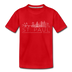Saint Paul, Minnesota Toddler T-Shirt - Skyline Saint Paul Toddler Tee - red