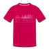 Saint Paul, Minnesota Toddler T-Shirt - Skyline Saint Paul Toddler Tee - dark pink