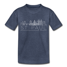 Saint Paul, Minnesota Toddler T-Shirt - Skyline Saint Paul Toddler Tee