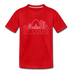 St. Louis, Missouri Toddler T-Shirt - Skyline St. Louis Toddler Tee - red