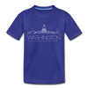 Washington DC Toddler T-Shirt - Skyline Washington DC Toddler Tee