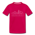Virginia Beach, Virginia Toddler T-Shirt - Skyline Virginia Beach Toddler Tee - dark pink