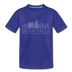 Sioux Falls, South Dakota Toddler T-Shirt - Skyline Sioux Falls Toddler Tee - royal blue