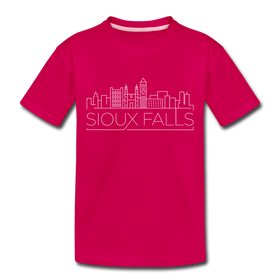 Sioux Falls, South Dakota Toddler T-Shirt - Skyline Sioux Falls Toddler Tee