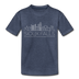 Sioux Falls, South Dakota Toddler T-Shirt - Skyline Sioux Falls Toddler Tee - heather blue