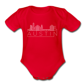 Austin, Texas Baby Bodysuit - Organic Skyline Austin Baby Bodysuit