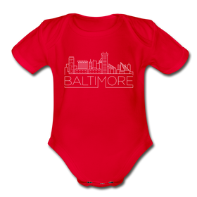 Baltimore, Maryland Baby Bodysuit - Organic Skyline Baltimore Baby  Bodysuit