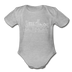 Baltimore, Maryland Baby Bodysuit - Organic Skyline Baltimore Baby  Bodysuit - heather gray