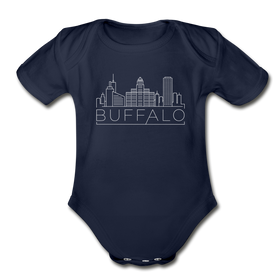 Buffalo, New York Baby Bodysuit - Organic Skyline Buffalo Baby Bodysuit