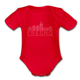 Fresno, California Baby Bodysuit - Organic Skyline Fresno Baby Bodysuit