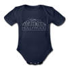 Hollywood, California Baby Bodysuit - Organic Skyline Hollywood Baby Bodysuit - dark navy