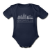 Nashville, Tennessee Baby Bodysuit - Organic Skyline Nashville Baby Bodysuit - dark navy
