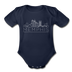 Memphis, Tennessee Baby Bodysuit - Organic Skyline Memphis Baby Bodysuit - dark navy