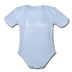 Milwaukee, Wisconsin Baby Bodysuit - Organic Skyline Milwaukee Baby Bodysuit - sky
