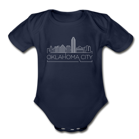 Oklahoma City, Oklahoma Baby Bodysuit - Organic Skyline Oklahoma City Baby Bodysuit
