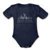 New York Baby Bodysuit - Organic Skyline New York Baby Bodysuit - dark navy