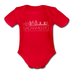 Sacramento, California Baby Bodysuit - Organic Skyline Sacramento Baby Bodysuit - red