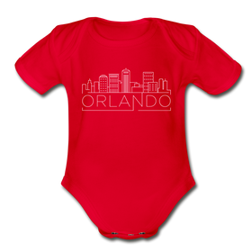 Orlando, Florida Baby Bodysuit - Organic Skyline Orlando Baby Bodysuit