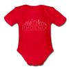 Phoenix, Arizona Baby Bodysuit - Organic Skyline Phoenix Baby Bodysuit - red