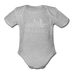 Raleigh, North Carolina Baby Bodysuit - Organic Skyline Raleigh Baby Bodysuit - heather gray