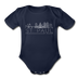 Saint Paul, Minnesota Baby Bodysuit - Organic Skyline Saint Paul Baby Bodysuit - dark navy