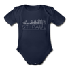 Saint Paul, Minnesota Baby Bodysuit - Organic Skyline Saint Paul Baby Bodysuit - dark navy