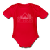 St. Louis, Missouri Baby Bodysuit - Organic Skyline St. Louis Baby Bodysuit - red
