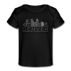 Denver, Colorado Baby T-Shirt - Organic Skyline Denver Infant T-Shirt - black