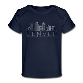 Denver, Colorado Baby T-Shirt - Organic Skyline Denver Infant T-Shirt