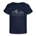 Albuquerque, New Mexico Baby T-Shirt - Organic Skyline Albuquerque Infant T-Shirt - dark navy