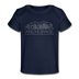 Anchorage, Alaska Baby T-Shirt - Organic Skyline Anchorage Infant T-Shirt - dark navy